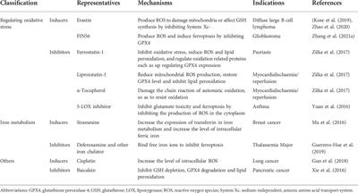 Mechanisms and inhibitors of ferroptosis in psoriasis